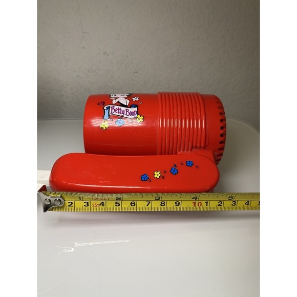 Vintage Betty Boop RED Hair Dryer 2 speed 1600 Watts 2 Settings 1997 -RARE - Picture 11 of 11